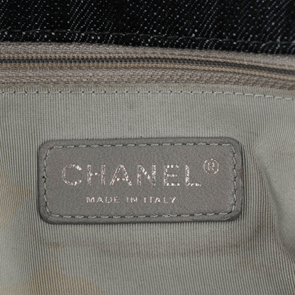 Chanel Denim Quilted Stretch Spirit Messenger Bag 6 of 8