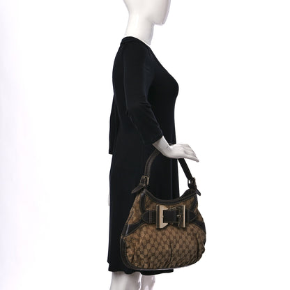 Gucci Monogram GG Queen Hobo Brown 2 of 10