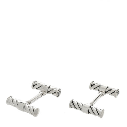 David Yurman Sterling Silver Cable Classics Cufflinks 1 of 3