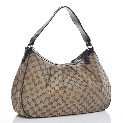 Gucci Monogram Medium Sukey Hobo Black 3 of 13