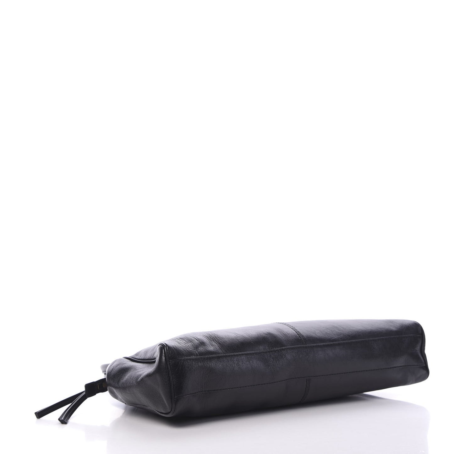 Calfskin Large Re(Belle) Top Handle Bag Black