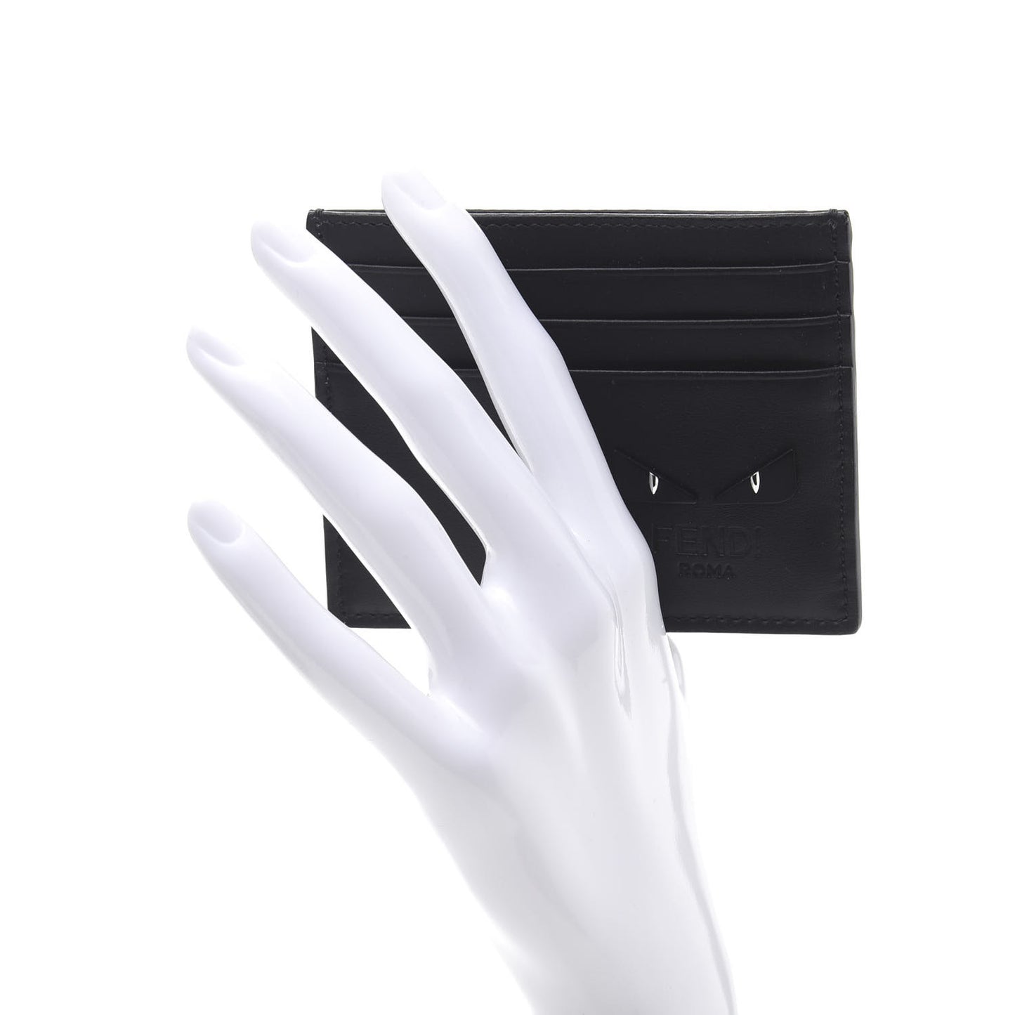 Vitello Century Mini Bug Eyes Card Holder Black