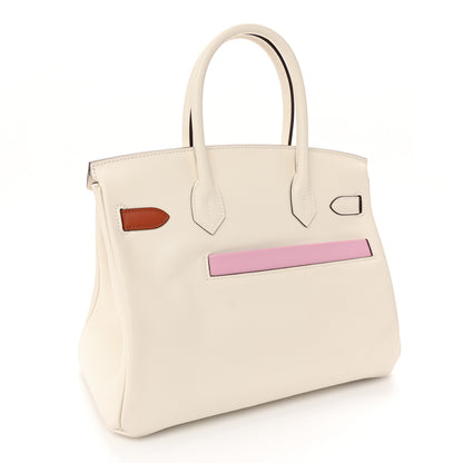 Hermes Swift Colormatic Birkin 30 Nata Chai Cuivre Lime Mauve Sylvestre Bleu Brume 3 of 12