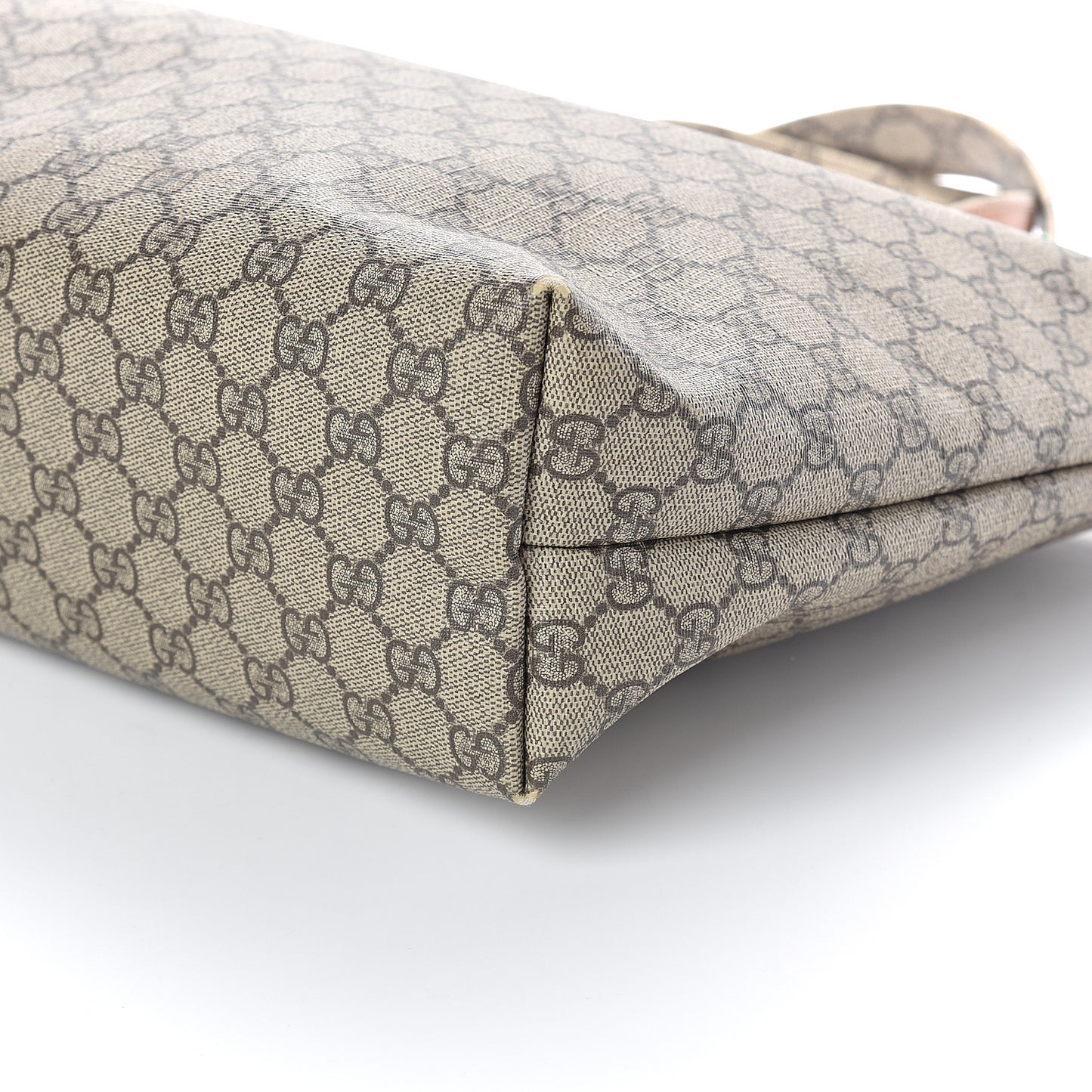 GG Plus Monogram Medium Signature Web Loop Tote Brown