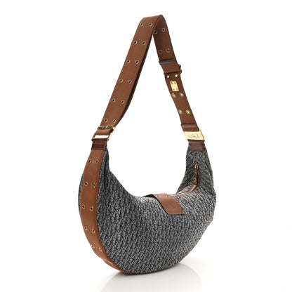 Christian Dior Monogram Street Chic Hobo Navy 2 of 8