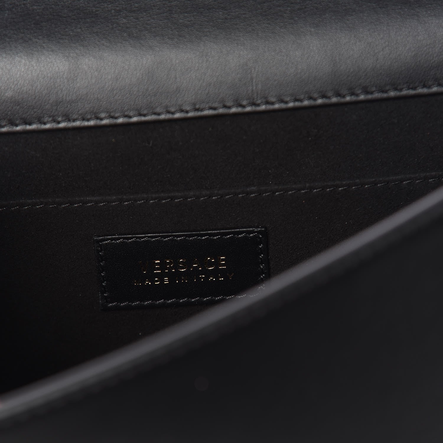 Versace Calfskin Tribute X Shoulder Bag Black 8 of 9