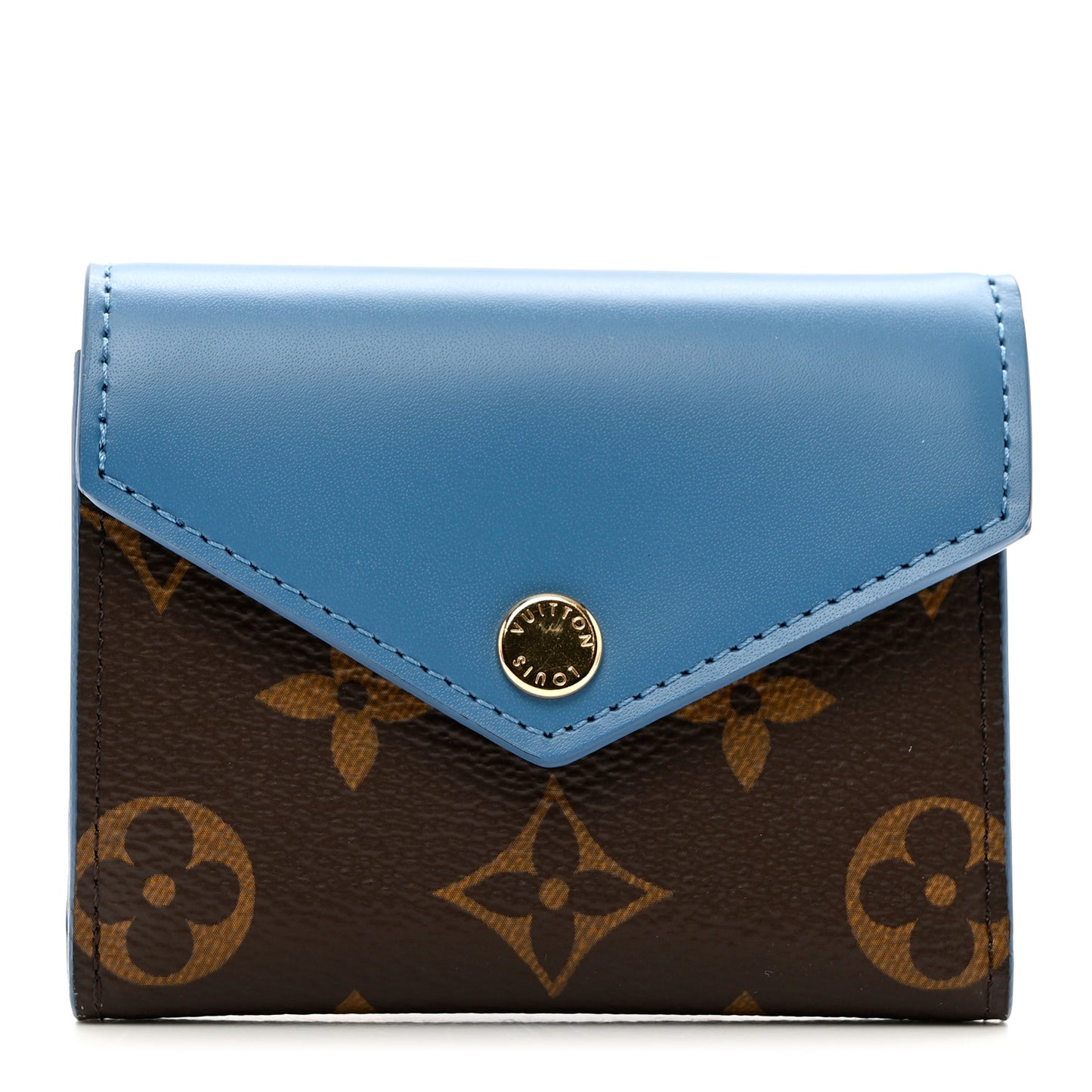 Monogram Zoe Wallet Blue Jean