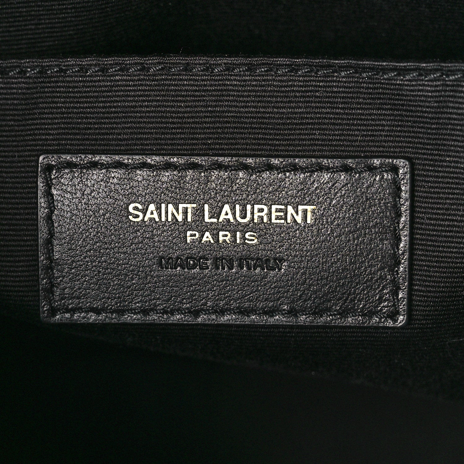 Saint Laurent Calfskin Matelasse Monogram Lou Camera Bag Black 6 of 11
