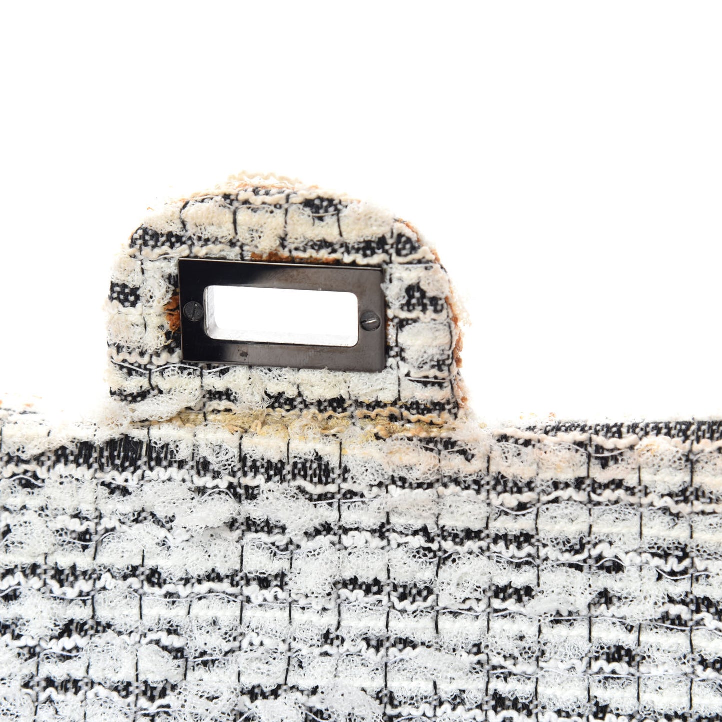 Tweed Garden Party 2.55 Reissue 225 Flap White Multicolor