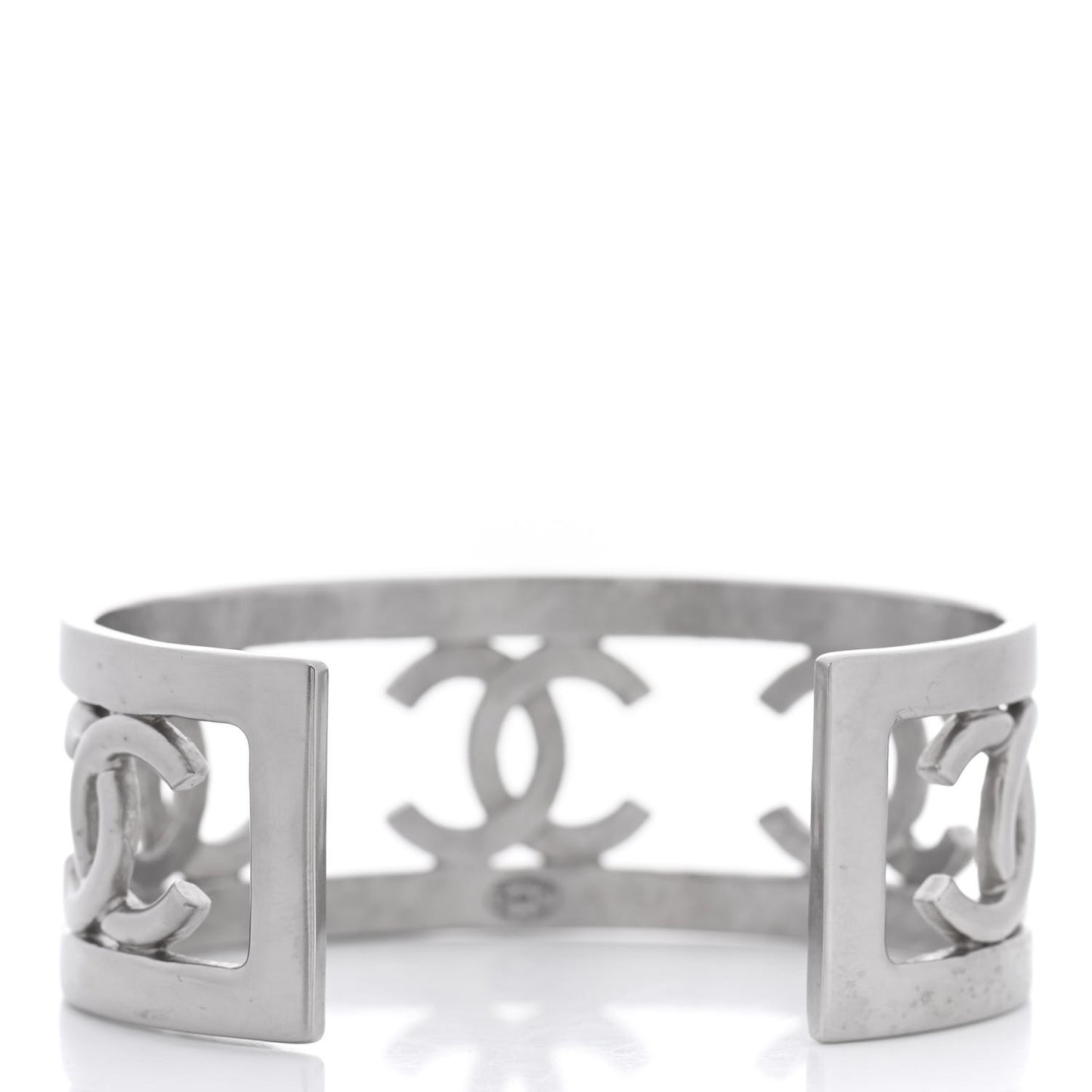 Metal Logo CC Cuff Silver