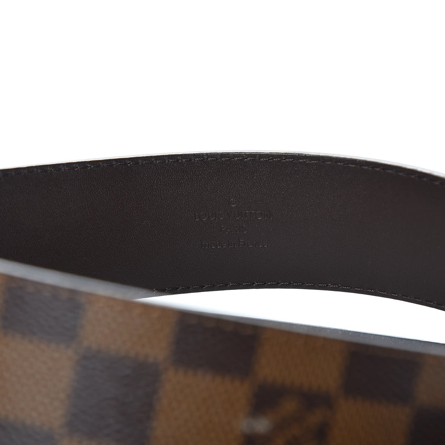 Damier Ebene 40mm LV Initiales Belt 90 36