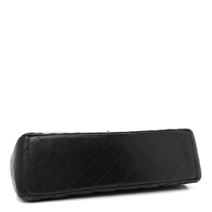 Chanel Lambskin Quilted Maxi Single Flap Black 4 of 12