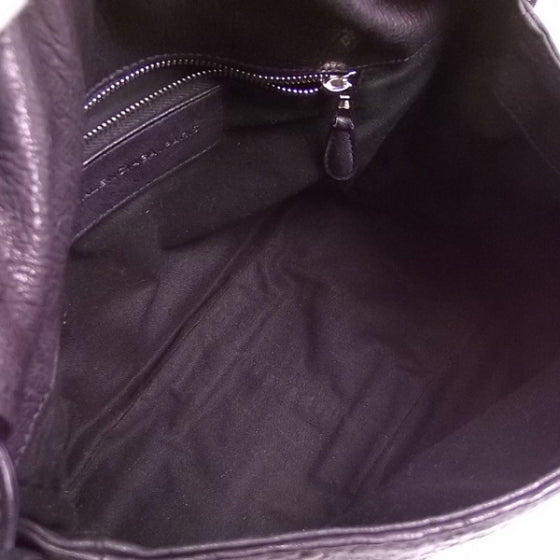 Balenciaga Lambskin Flap Bag Black 7 of 9
