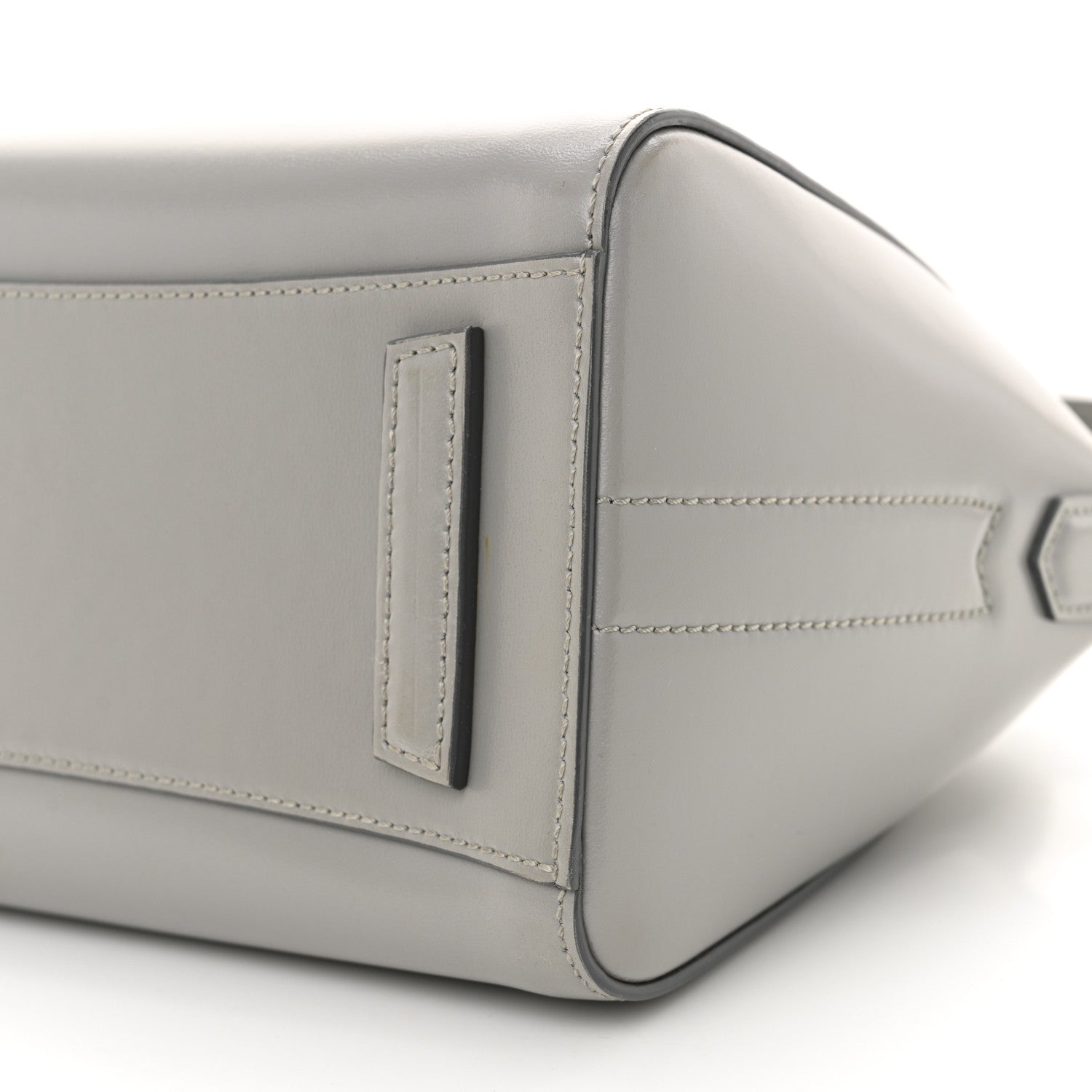Givenchy Shiny Lord Calfskin Mini Antigona Pearl Grey 10 of 13