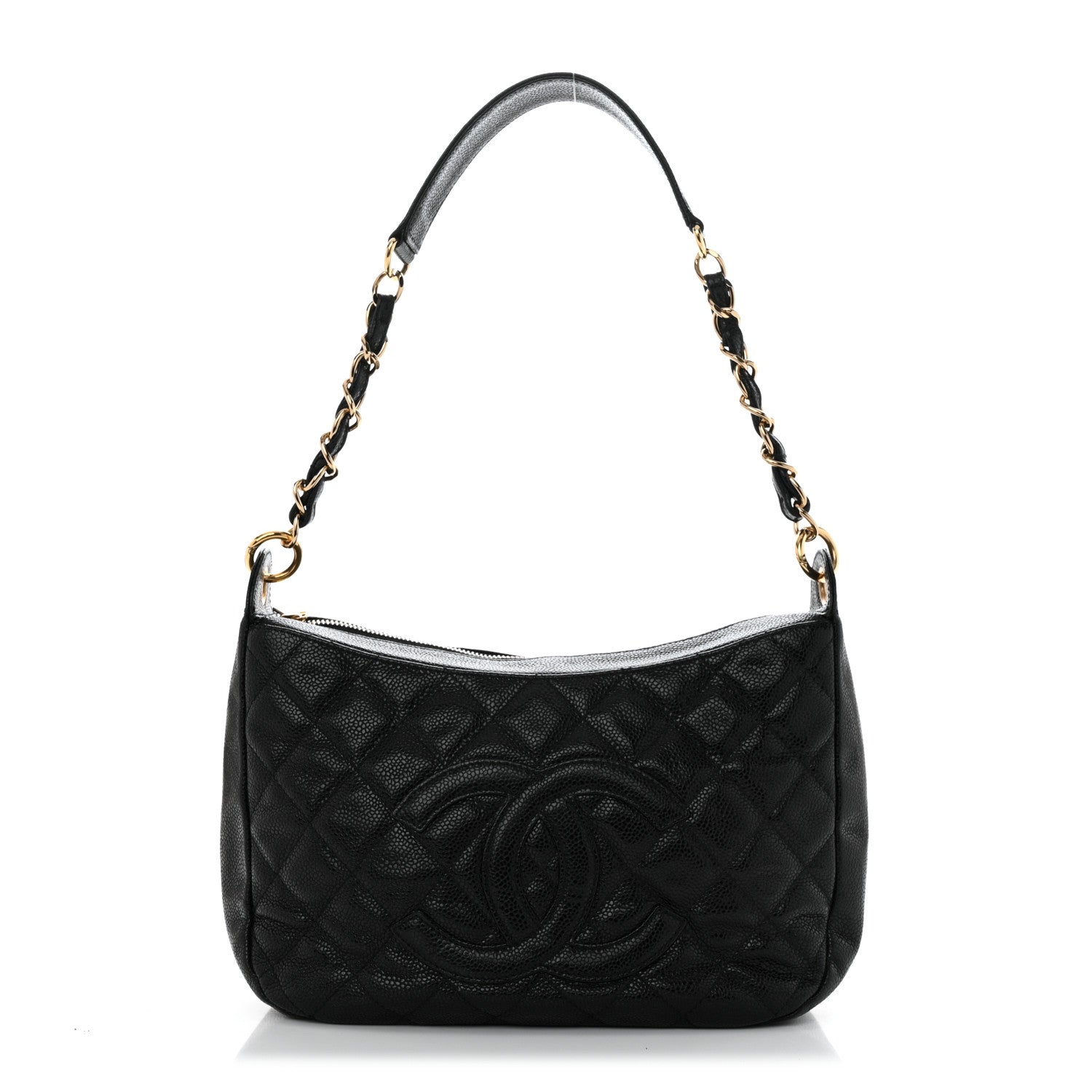 Chanel Caviar Quilted Timeless CC Shoulder Bag Black 1 of 17