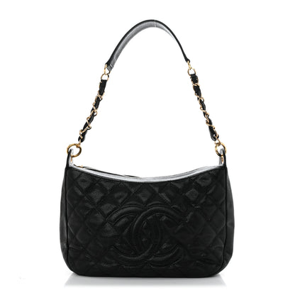 Chanel Caviar Quilted Timeless CC Shoulder Bag Black 1 of 17