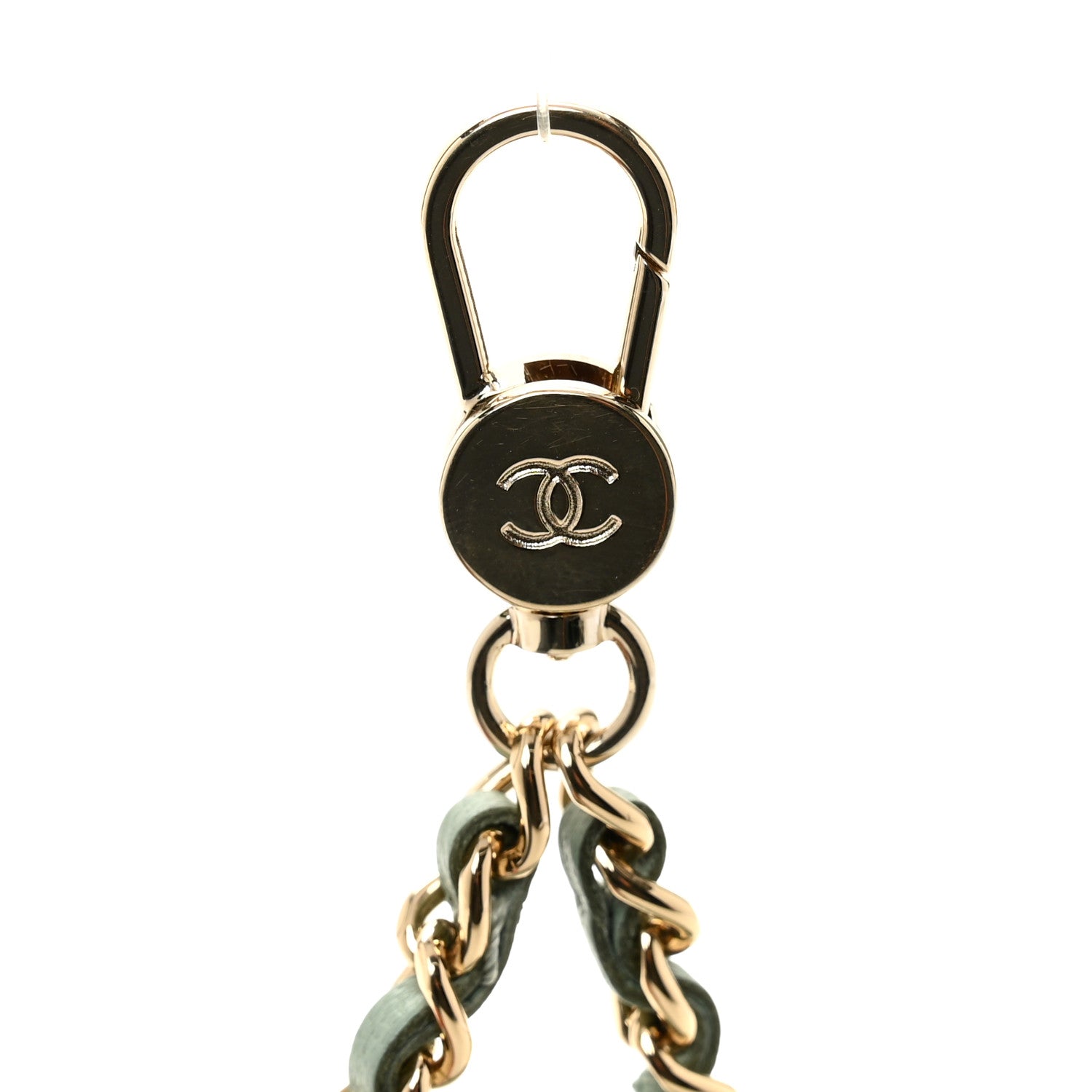 Chanel Lambskin Quilted Mini Flap Bag Charm With Hook Light Green 9 of 10
