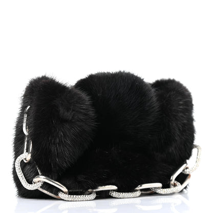 Alexander Wang Fur Micro Mini CEO Bag Black 3 of 8