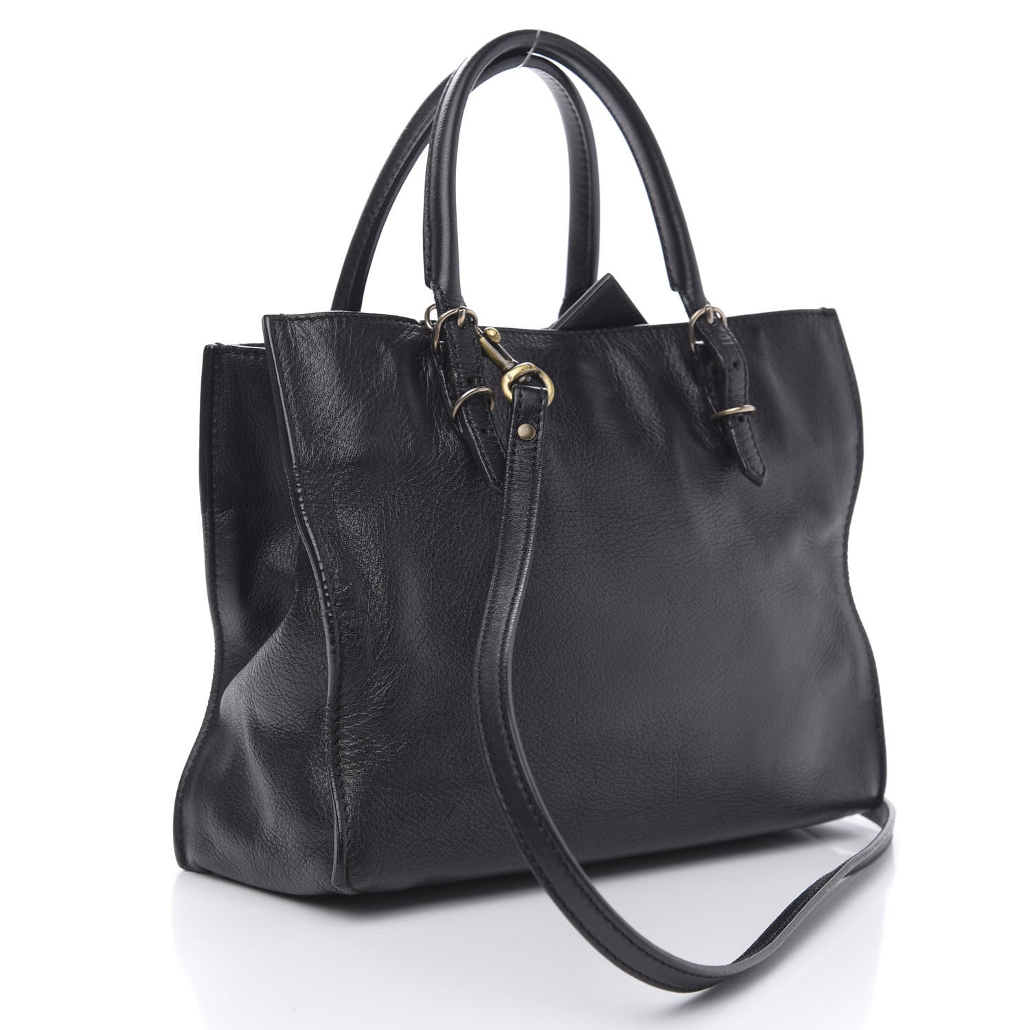 Balenciaga Calfskin Papier Mini A4 Tote Black 3 of 13