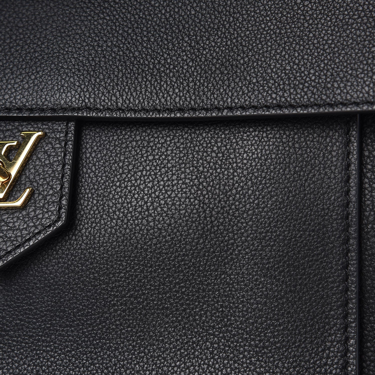 Louis Vuitton Calfskin Lockme PM Black 9 of 11