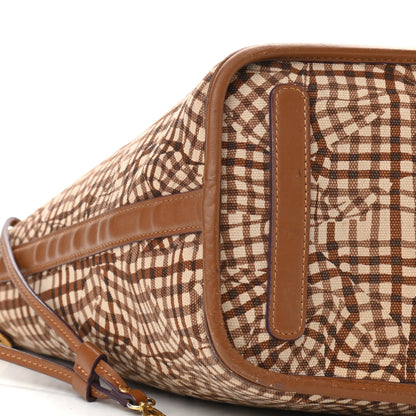 MCM Visetos Medium Liz Reversible Shopper Tote Cognac 15 of 17