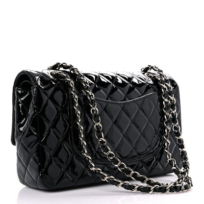 Chanel Patent Quilted Medium Double Flap Black 3 of 9