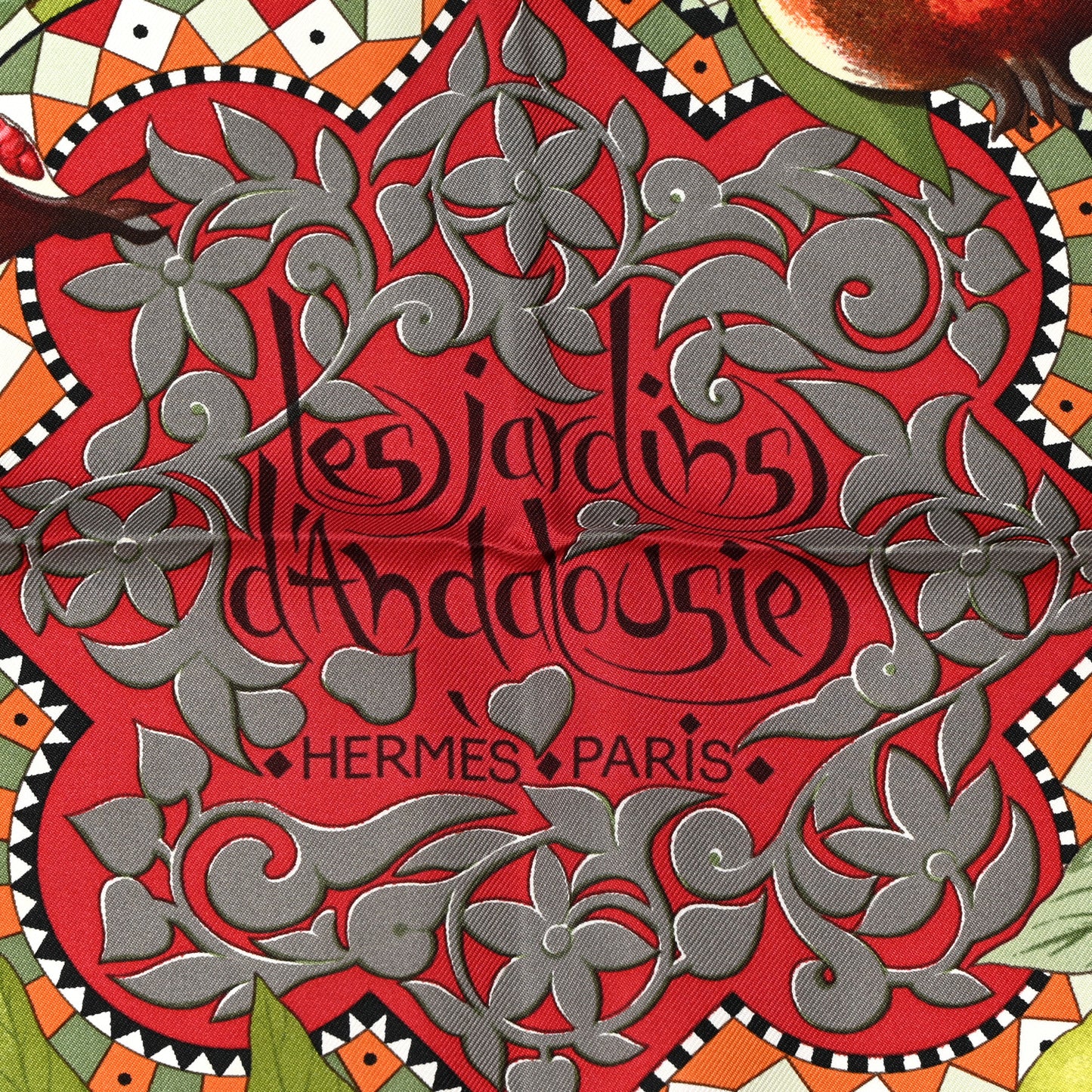 Silk Les Jardins D'Andalouise Scarf 90