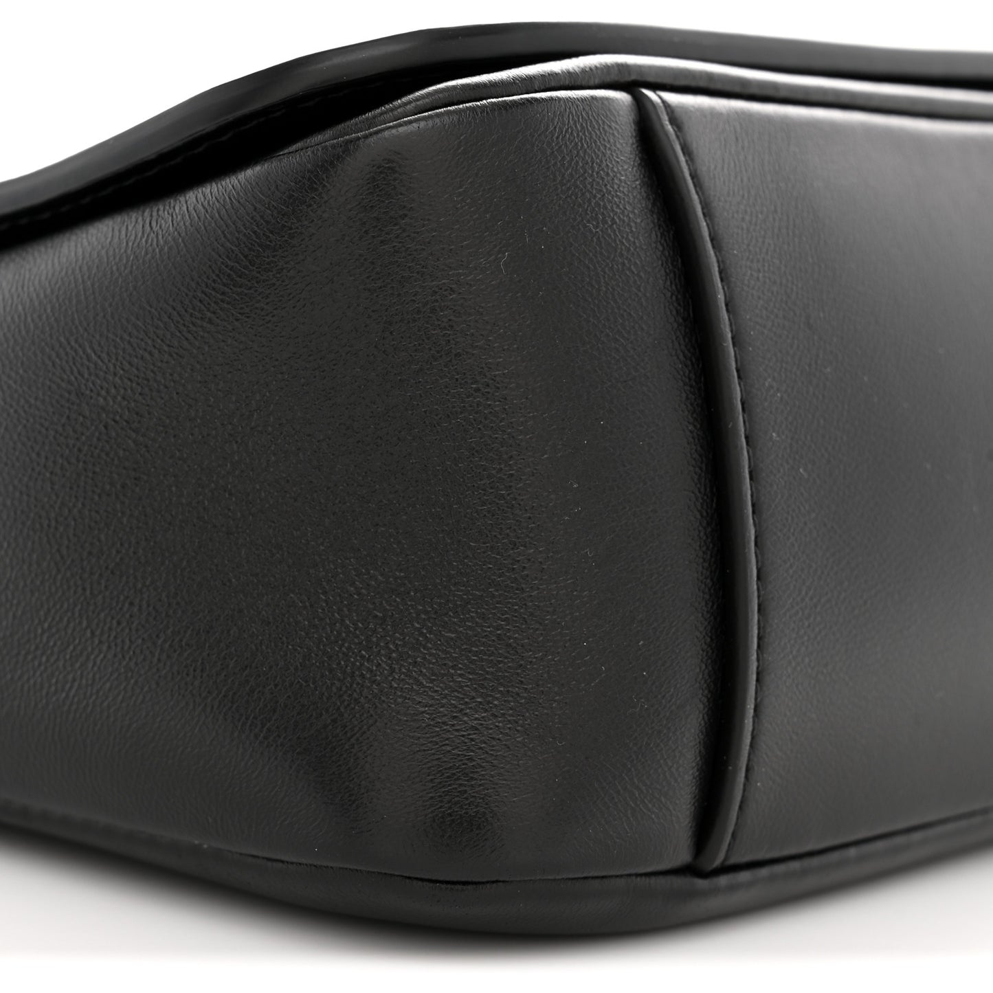 Lambskin CC Messenger Flap Black