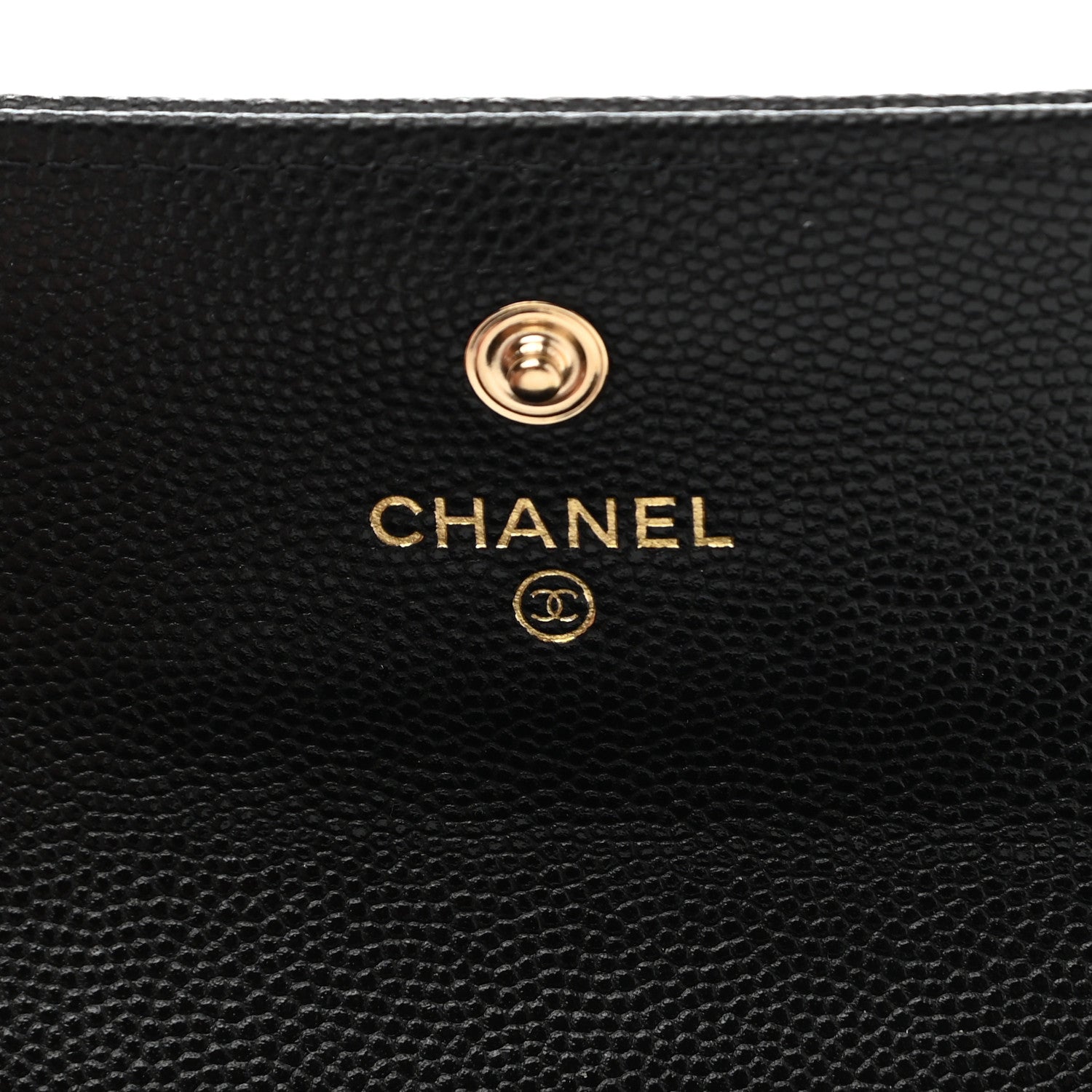 Chanel Caviar Quilted Boy Flap Card Holder Black 6 of 10