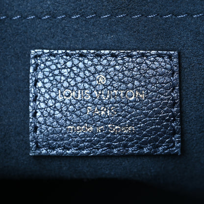 Louis Vuitton Metallic Empreinte Monogram Giant Speedy Bandouliere 20 Navy Nacre 6 of 10