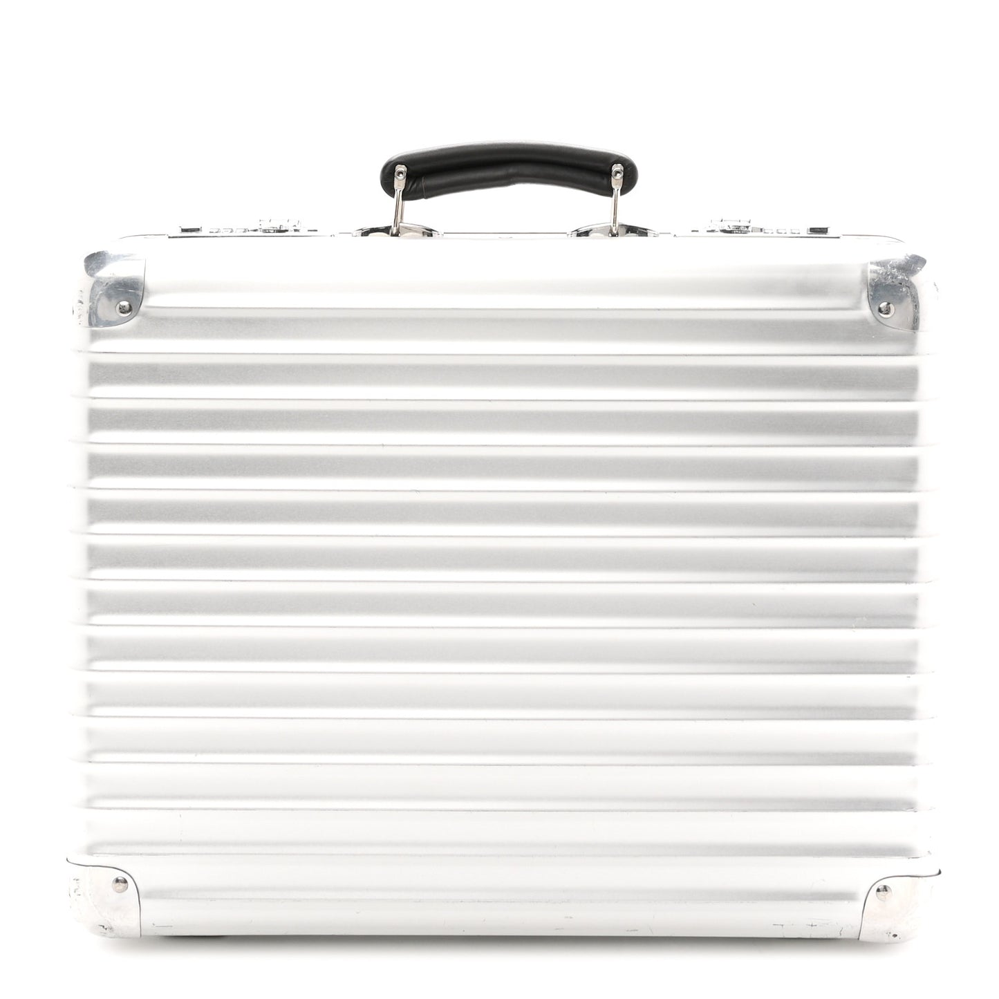 Aluminum Junkers F13 Collection Classic Flight Attache Briefcase Silver