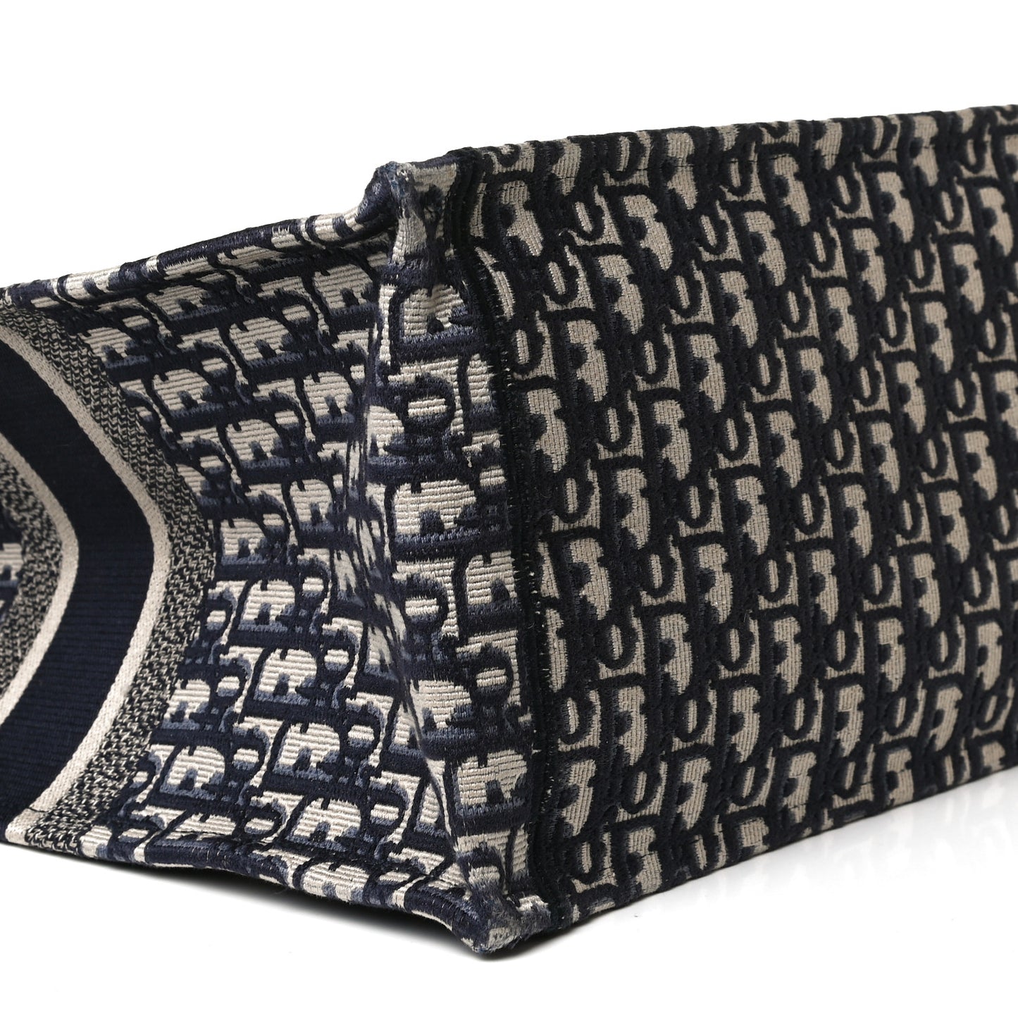 Oblique Book Tote Blue Multicolor