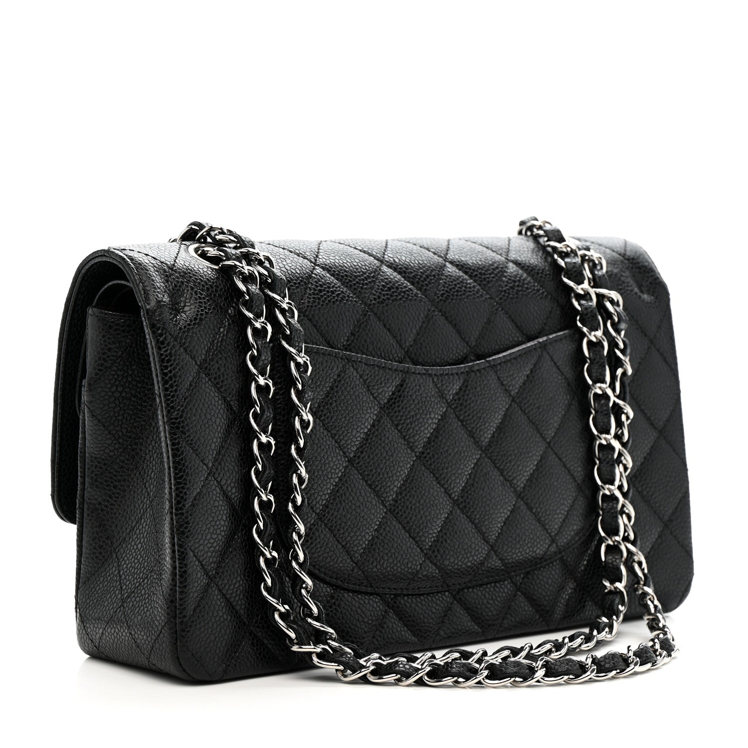 Chanel Caviar Quilted Medium Double Flap Black 3 of 11