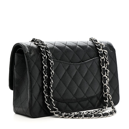 Chanel Caviar Quilted Medium Double Flap Black 3 of 11