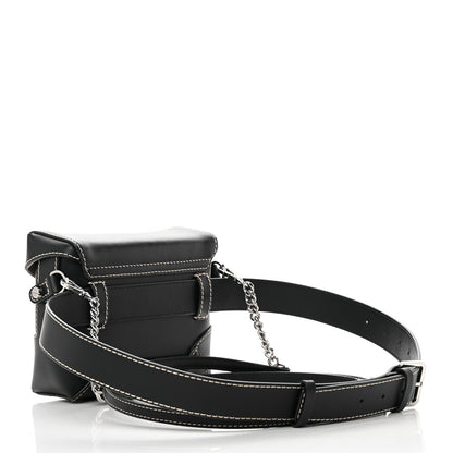MCM Calfskin Ottomar Monogram Soft Berlin Belt Bag Black 3 of 13