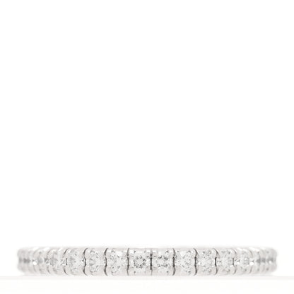 Cartier 18K White Gold Diamond 2mm Etincelle de Cartier Wedding Band Ring 49 5 1 of 5