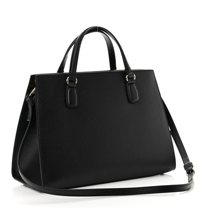 Gucci Dollar Calfskin Large Soho Top Handle Satchel Black 2 of 8