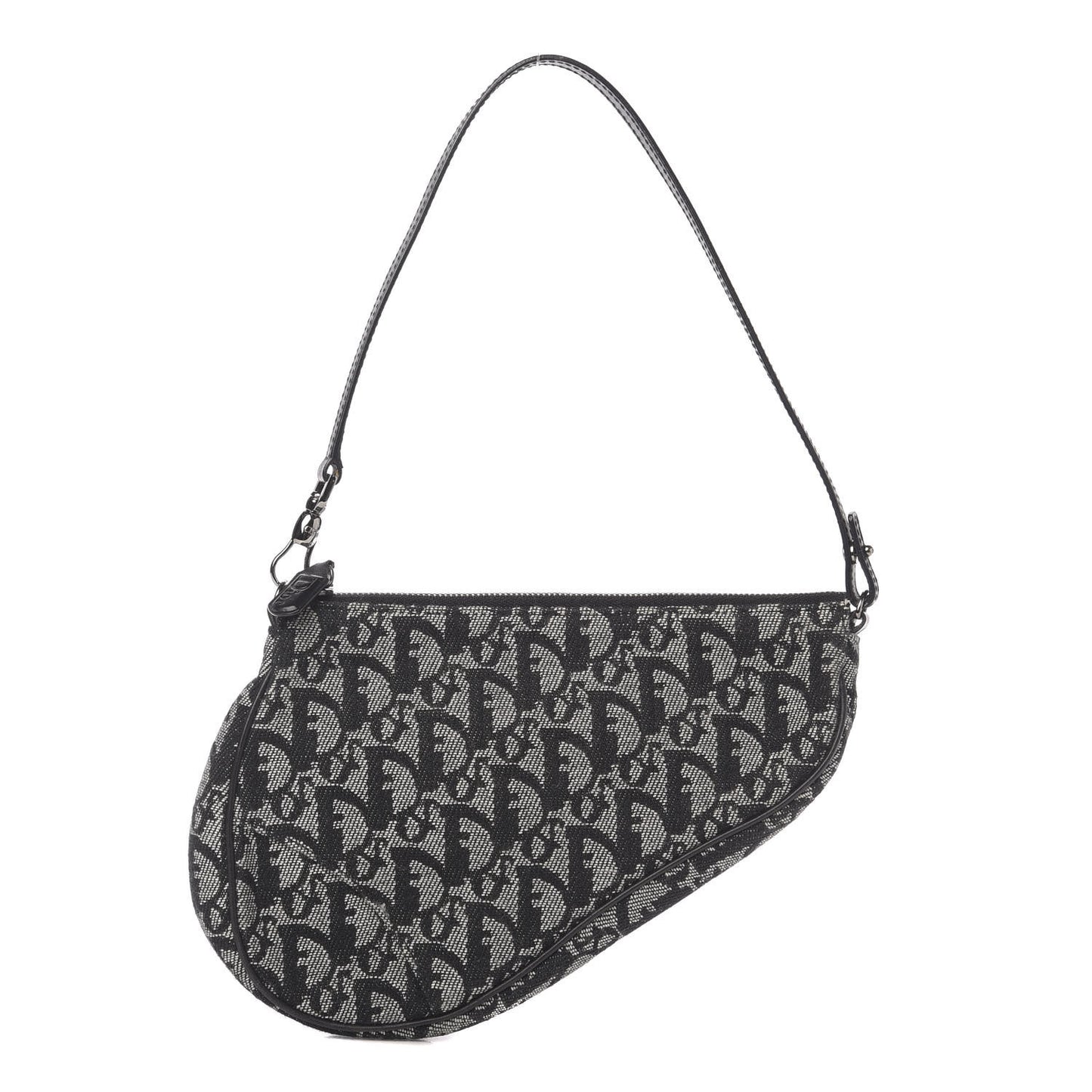 Monogram Mini Saddle Pochette Black