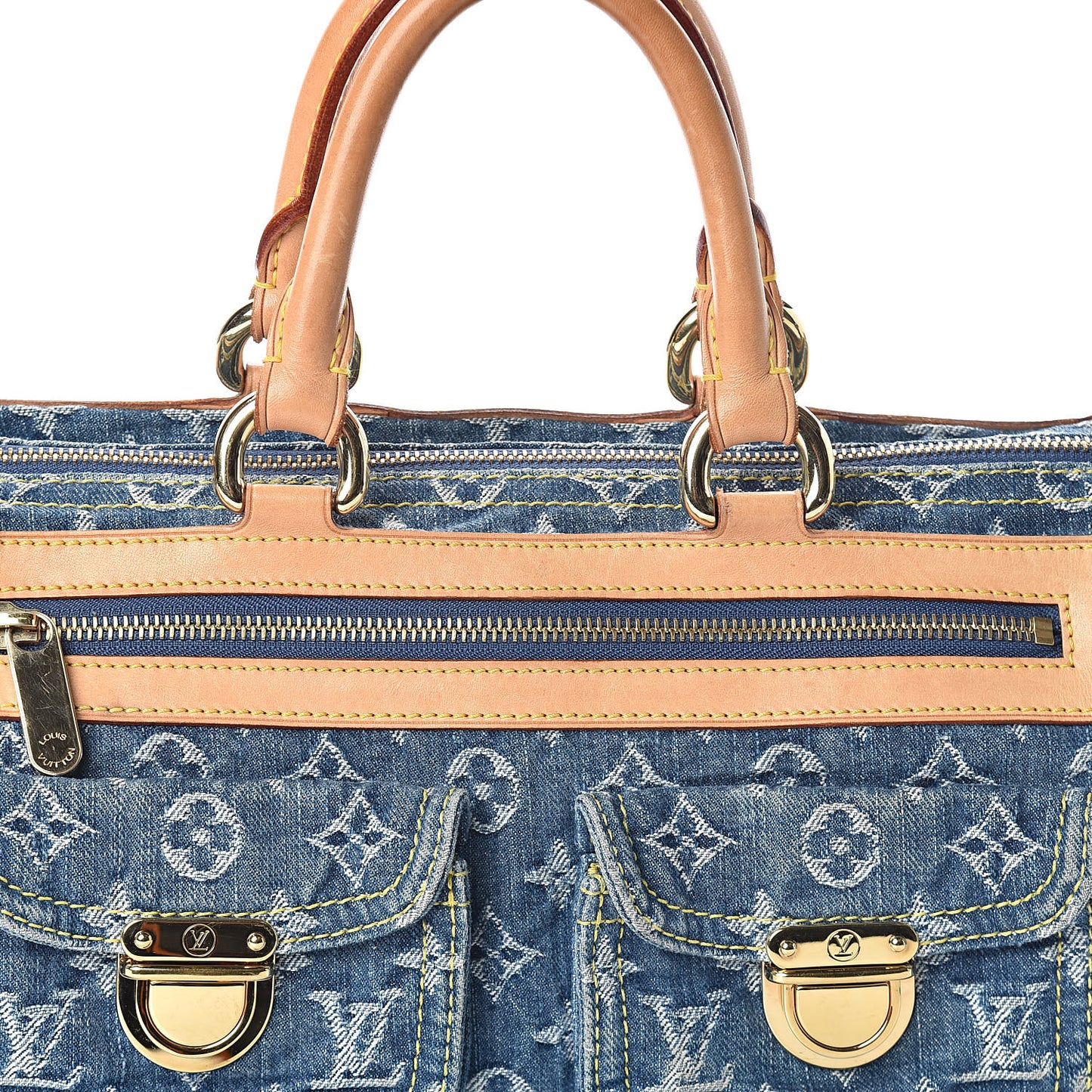 Monogram Denim Neo Speedy Blue