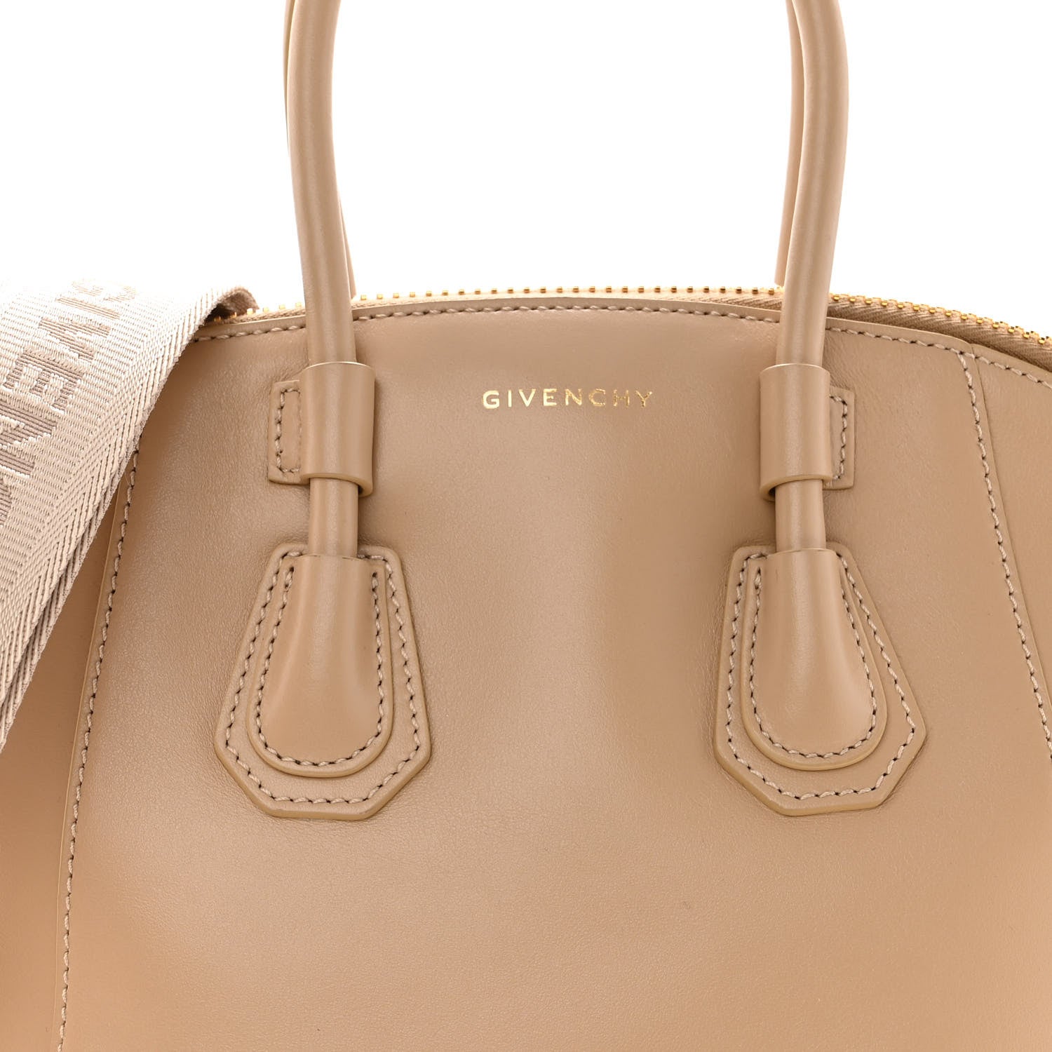 Givenchy Box Calfskin Mini Sport Antigona Top Handle Bag Beige Cappuccino 7 of 9