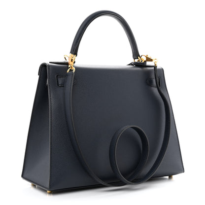 Hermes Epsom Kelly Sellier 28 Bleu Indigo 3 of 11