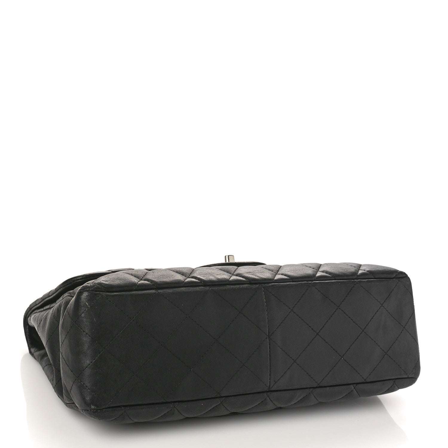 Chanel Lambskin Quilted Jumbo Single Flap Black 4 of 11