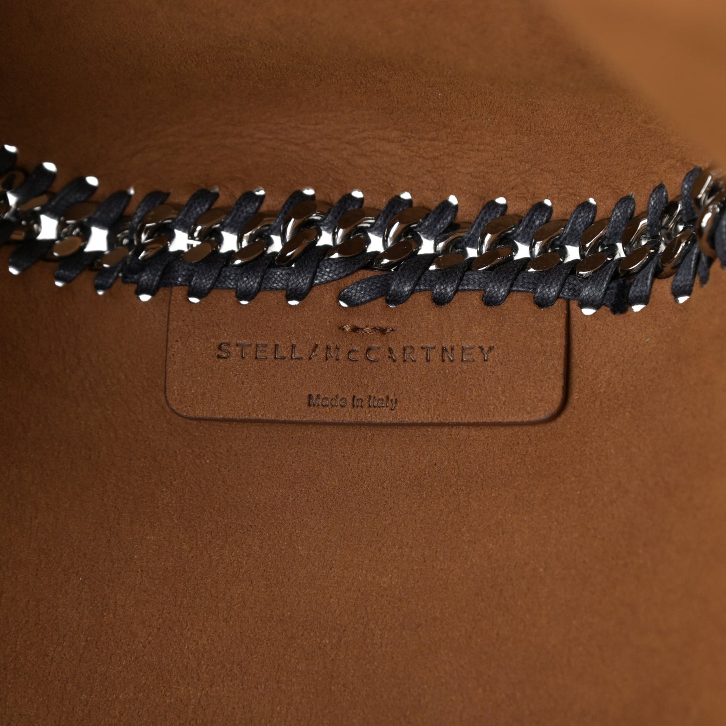 Shaggy Deer Falabella Reversible Tote Navy Camel