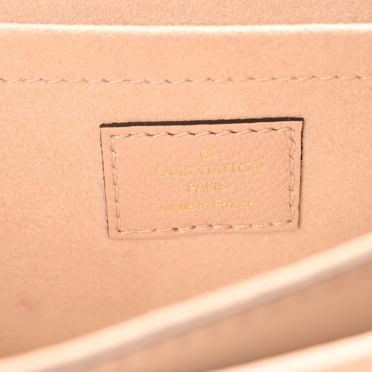 Louis Vuitton Grained Calfskin Lockme Tender Greige 6 of 9