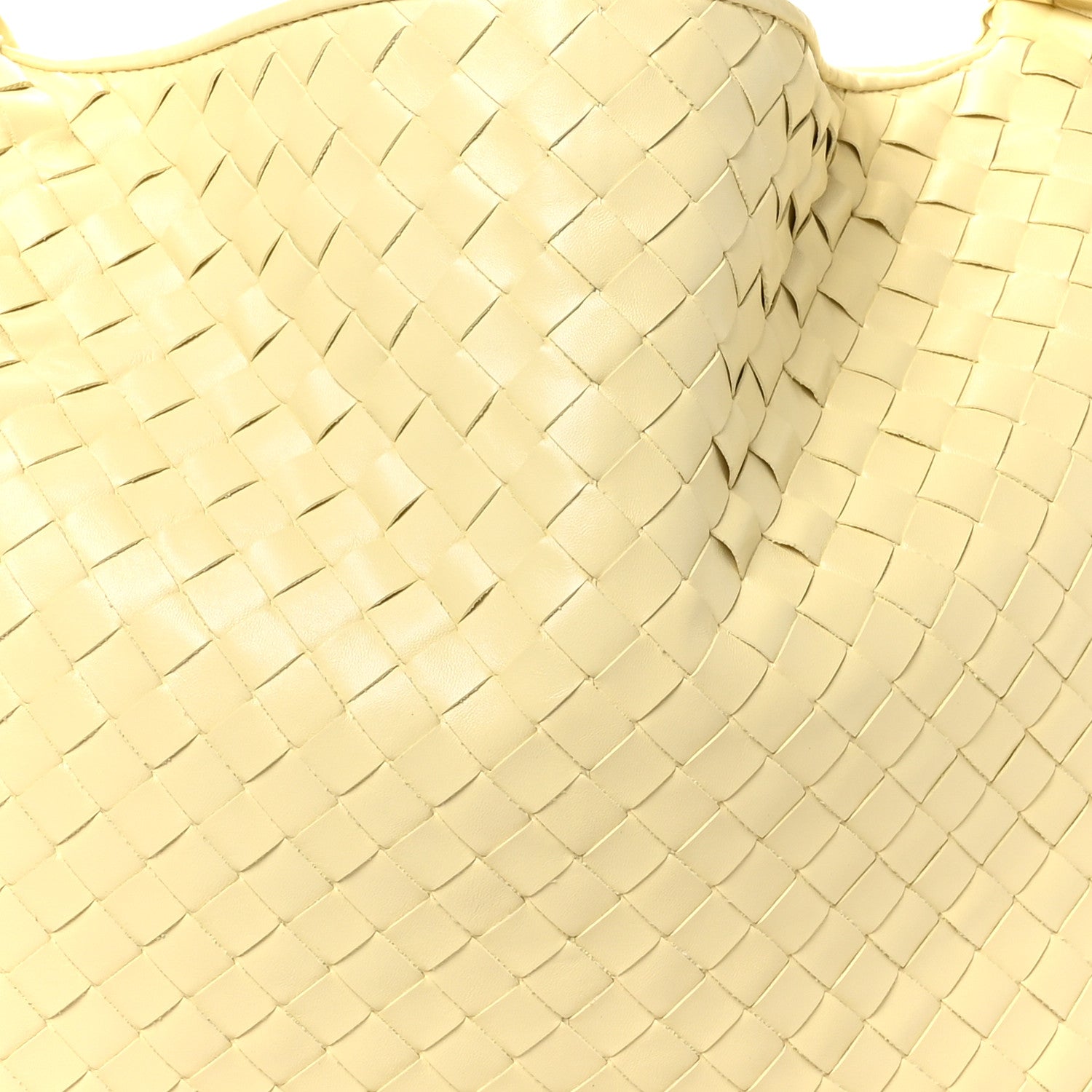 Bottega Veneta Calfskin Intrecciato Large Hop Camomile 7 of 9