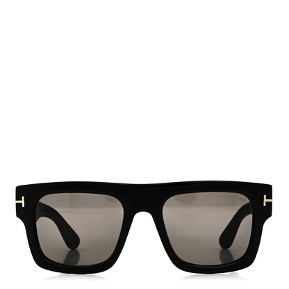 Tom Ford Acetate Fausto Sunglasses TF711 Black 2 of 7