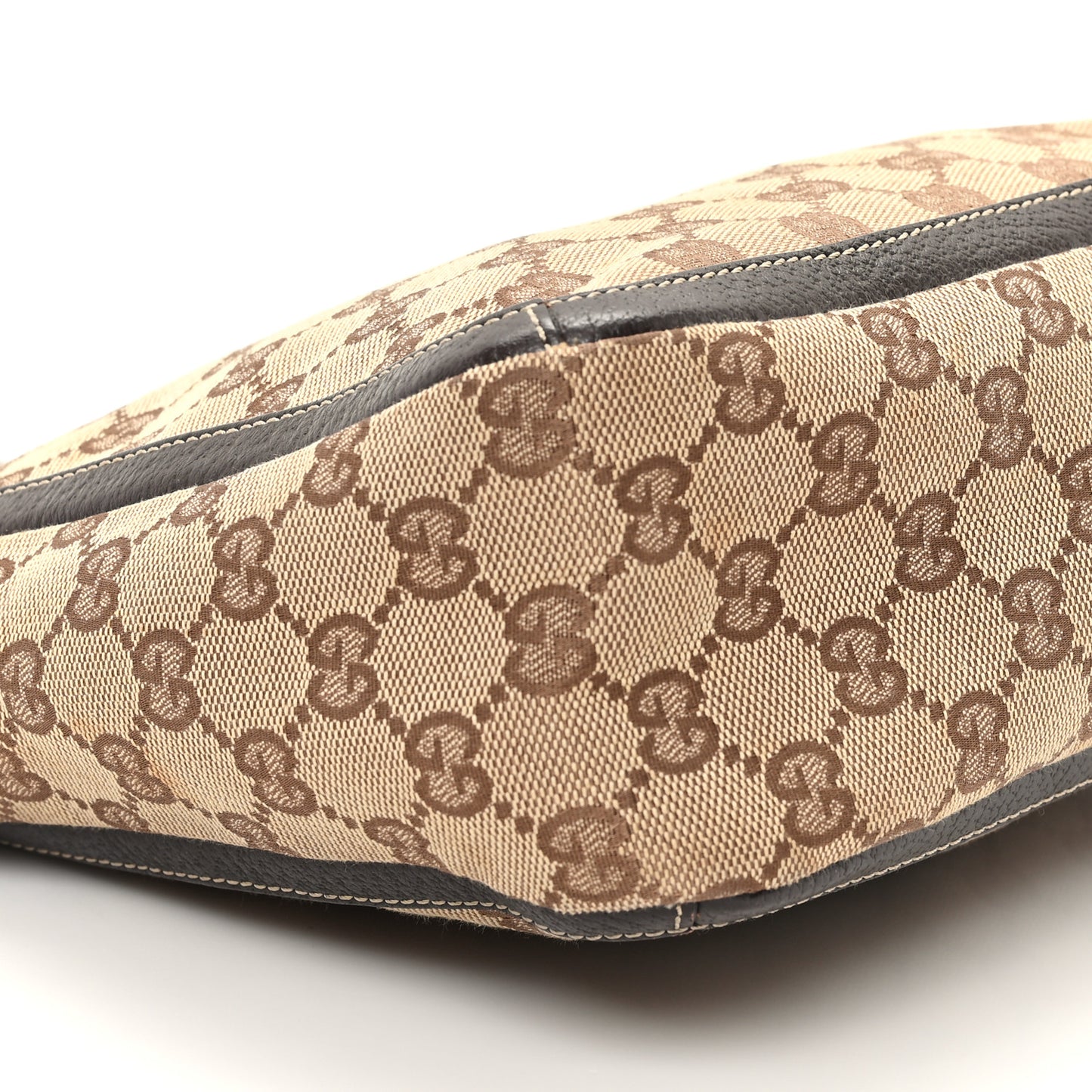 Monogram Abbey Shoulder Bag Dark Brown