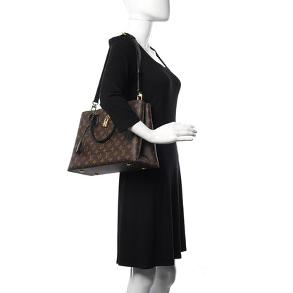 Louis Vuitton Monogram Flower Tote Black 2 of 12