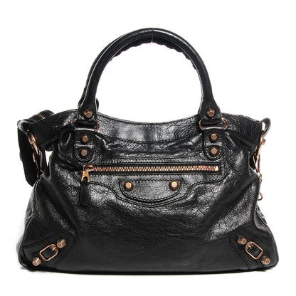 Balenciaga Agneau Giant 12 Rose Gold Hardware Town Black 1 of 12