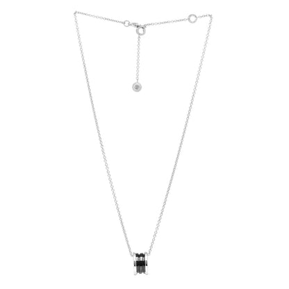 Bulgari Sterling Silver Ceramic Save The Children Pendant Necklace 3 of 5
